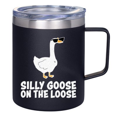 Silly Goose On The Loose 12oz Stainless Steel Coffee Mug