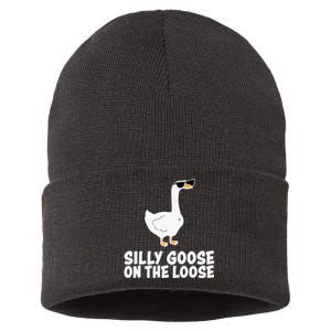 Silly Goose On The Loose Sustainable Knit Beanie