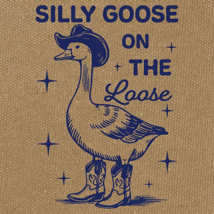 Silly Goose On The Loose Silly Goose Farm Cotton Canvas Backpack
