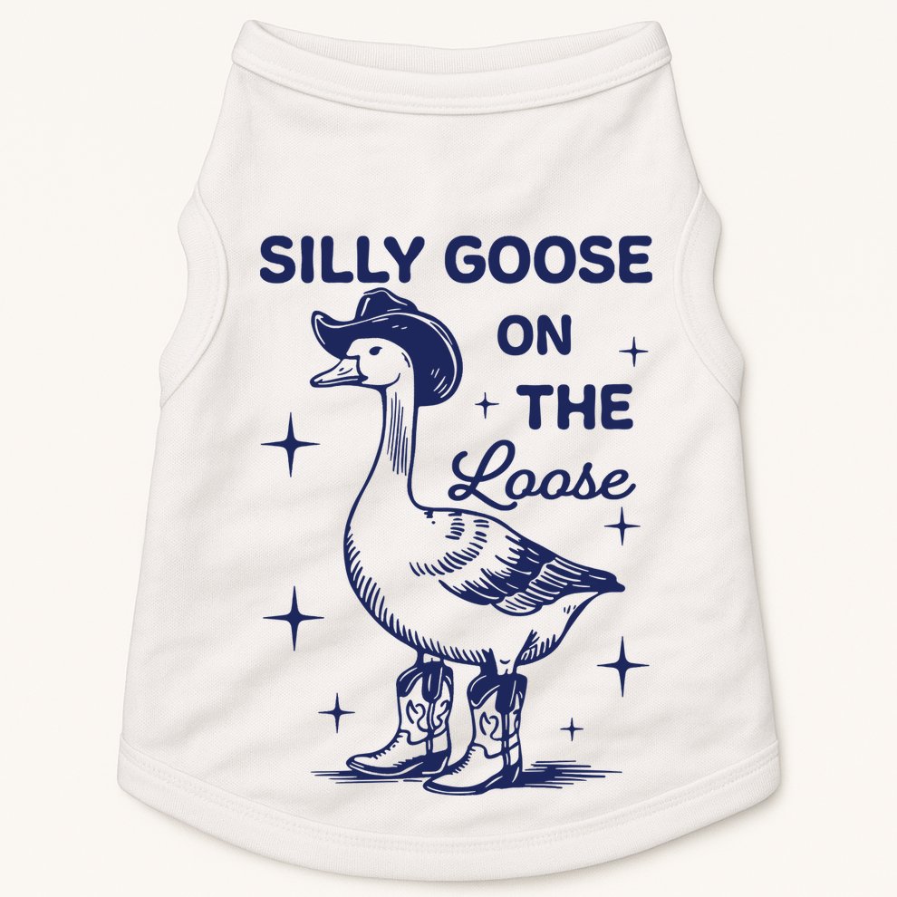 Silly Goose On The Loose Silly Goose Farm Doggie Tank
