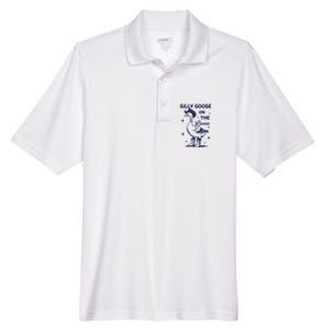 Silly Goose On The Loose Silly Goose Farm Men's Origin Performance Pique Polo