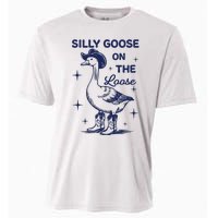 Silly Goose On The Loose Silly Goose Farm Cooling Performance Crew T-Shirt