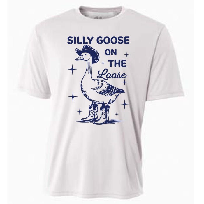 Silly Goose On The Loose Silly Goose Farm Cooling Performance Crew T-Shirt