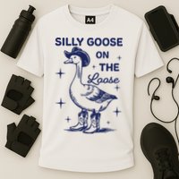Silly Goose On The Loose Silly Goose Farm Cooling Performance Crew T-Shirt
