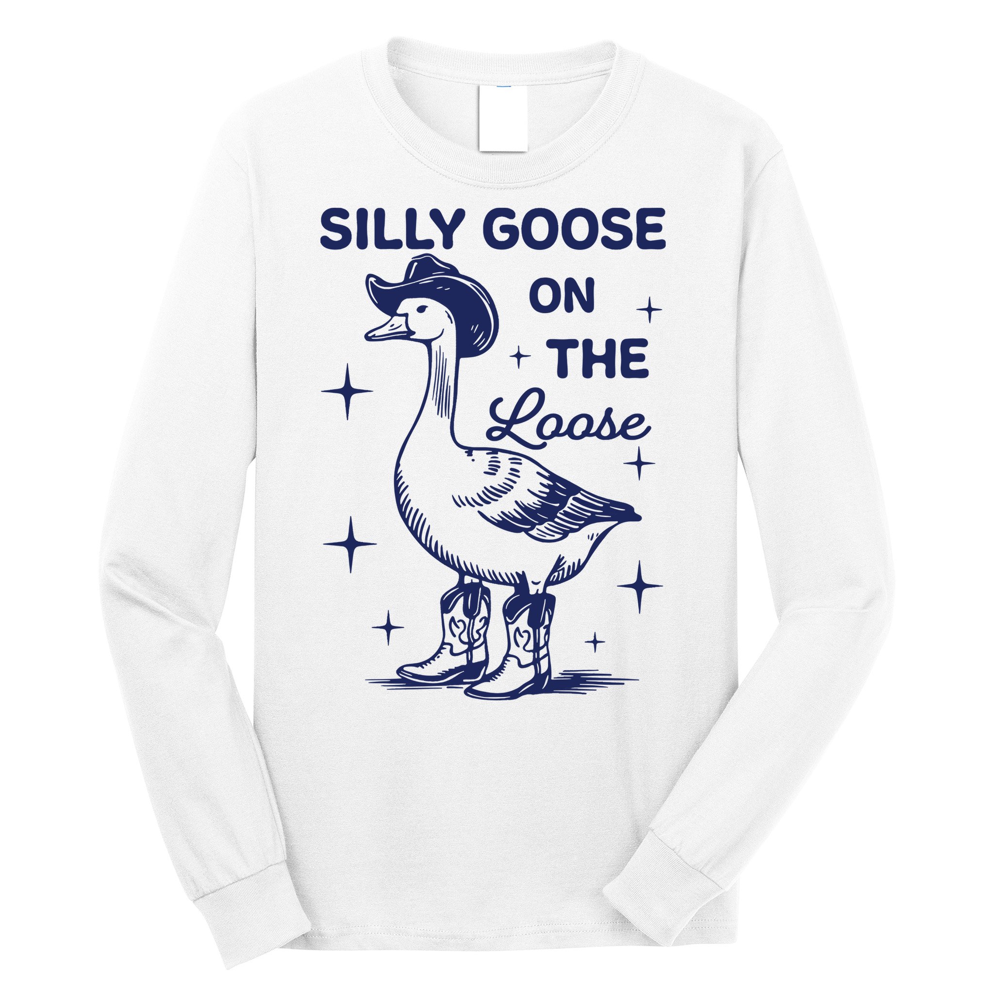 Silly Goose On The Loose Silly Goose Farm Long Sleeve Shirt