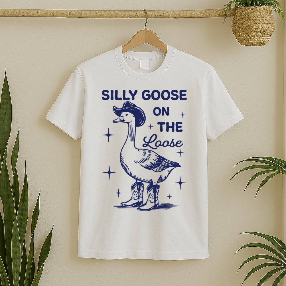 Silly Goose On The Loose Silly Goose Farm T-Shirt