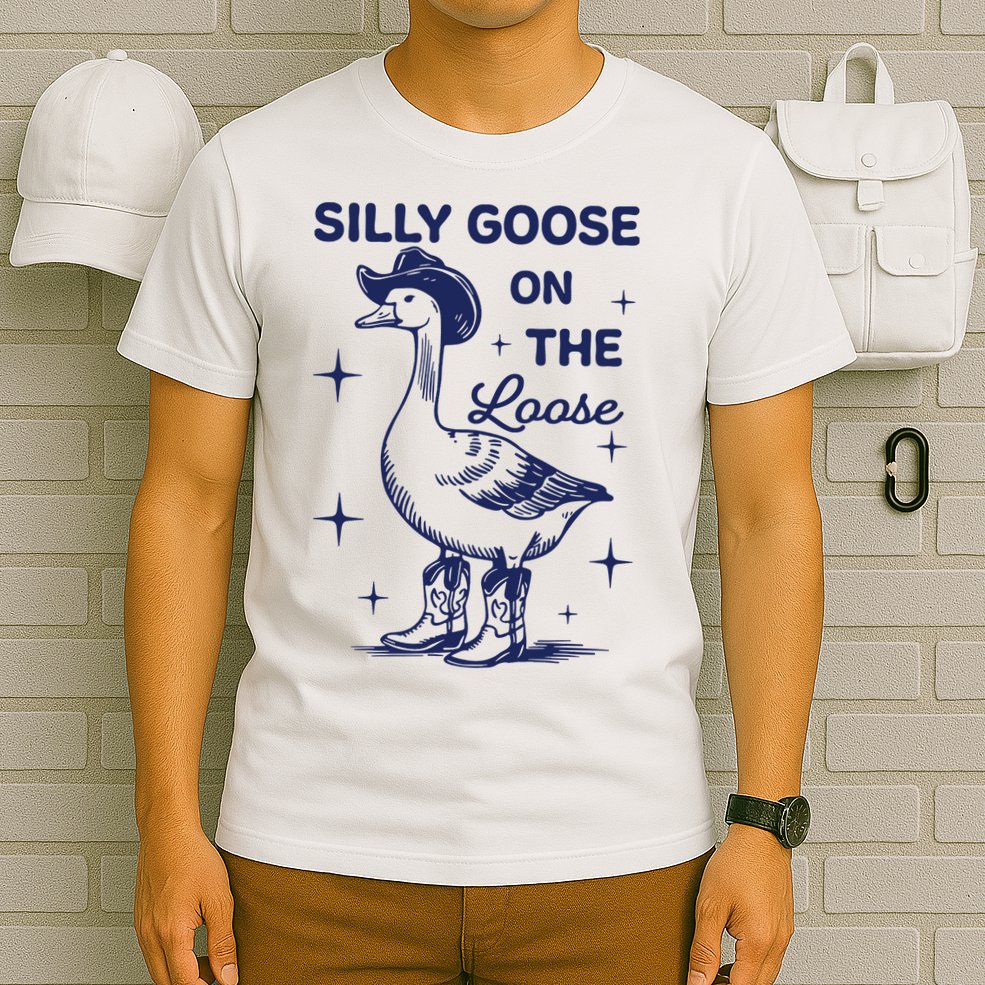 Silly Goose On The Loose Silly Goose Farm T-Shirt