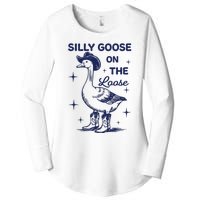 Silly Goose On The Loose Silly Goose Farm Women's Perfect Tri Tunic Long Sleeve Shirt