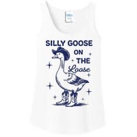 Silly Goose On The Loose Silly Goose Farm Ladies Essential Tank