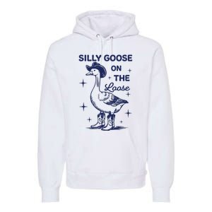 Silly Goose On The Loose Silly Goose Farm Premium Hoodie