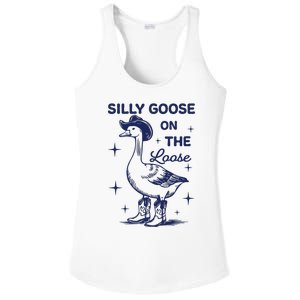 Silly Goose On The Loose Silly Goose Farm Ladies PosiCharge Competitor Racerback Tank