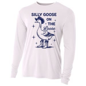 Silly Goose On The Loose Silly Goose Farm Cooling Performance Long Sleeve Crew