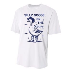 Silly Goose On The Loose Silly Goose Farm Performance Sprint T-Shirt