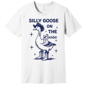 Silly Goose On The Loose Silly Goose Farm Premium T-Shirt