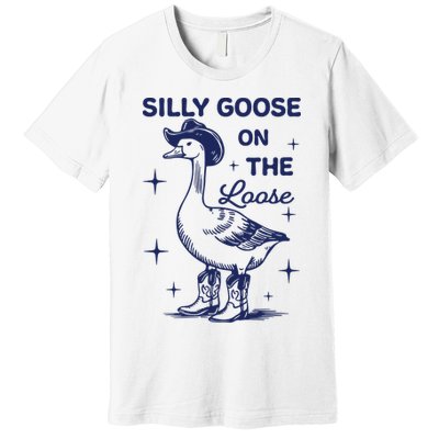 Silly Goose On The Loose Silly Goose Farm Premium T-Shirt
