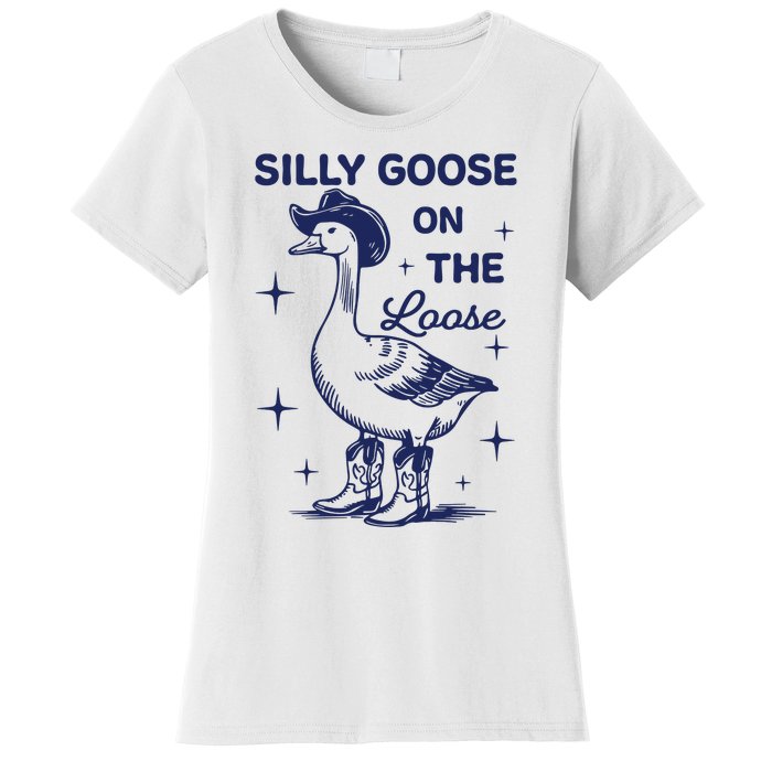 Silly Goose On The Loose Silly Goose Farm Women's T-Shirt