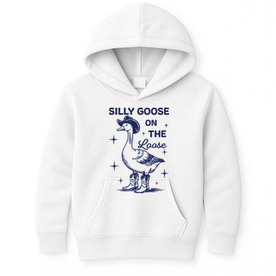 Silly Goose On The Loose Silly Goose Farm Kids Hoodie
