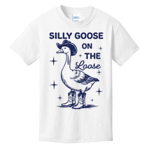 Silly Goose On The Loose Silly Goose Farm Kids T-Shirt