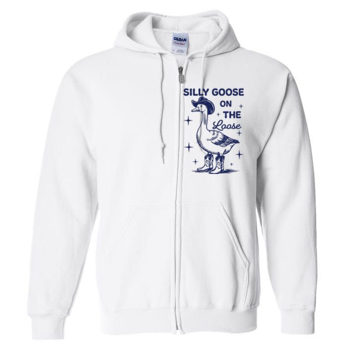 Silly Goose On The Loose Silly Goose Farm Full Zip Hoodie