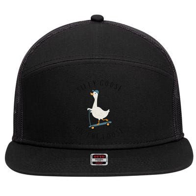 Silly Goose On The Loose 7 Panel Mesh Trucker Snapback Hat