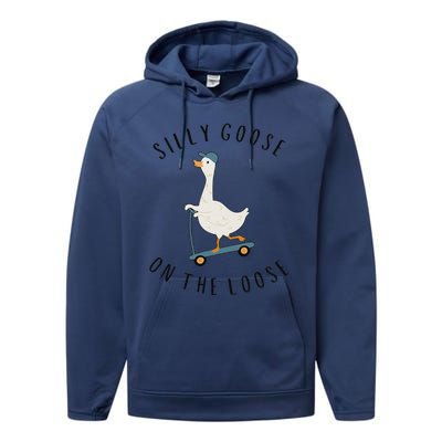 Silly Goose On The Loose Performance Fleece Hoodie