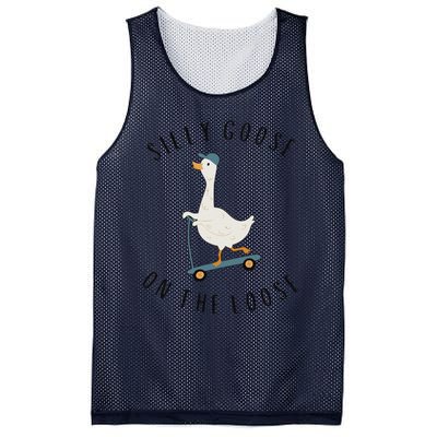 Silly Goose On The Loose Mesh Reversible Basketball Jersey Tank