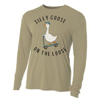 Silly Goose On The Loose Cooling Performance Long Sleeve Crew