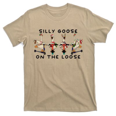 Silly Goose On The Loose Christmas Silly Goose University Funny Goose T-Shirt