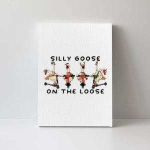 Silly Goose On The Loose Christmas Silly Goose University Funny Goose Canvas