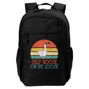 Silly Goose On The Loose Funny Saying Daily Commute Backpack