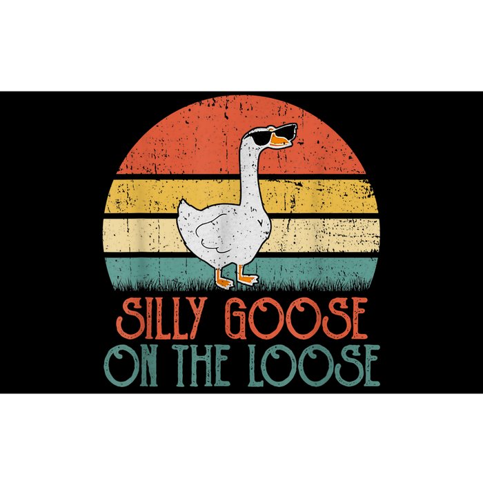 Silly Goose On The Loose Funny Saying Bumper Sticker