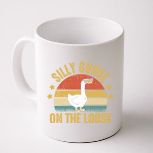 Silly Goose On The Loose Funny Saying Gift Coffee Mug