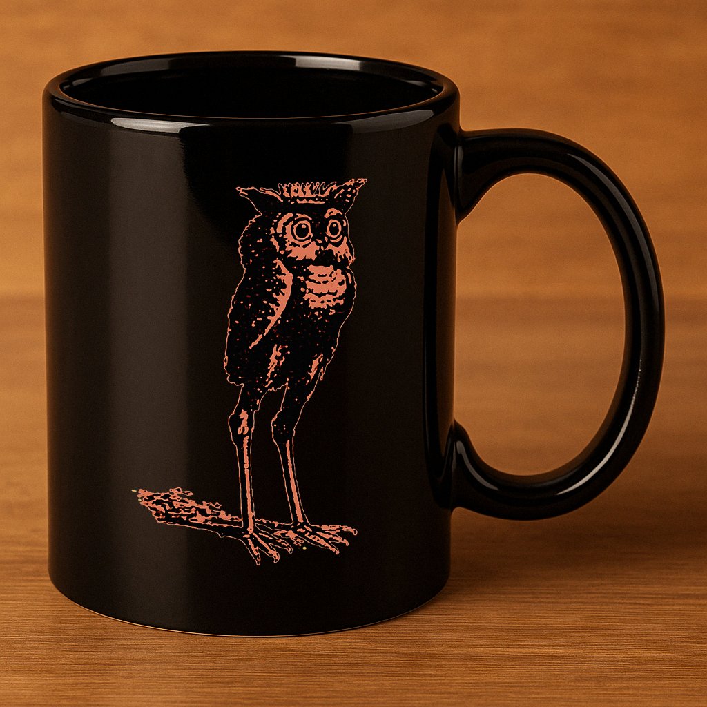 Stolas Goetic Owl Demon Prince 11oz C Handle Ceramic Mug