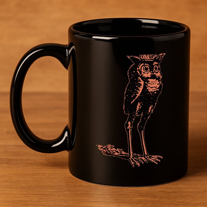 Stolas Goetic Owl Demon Prince 11oz C Handle Ceramic Mug
