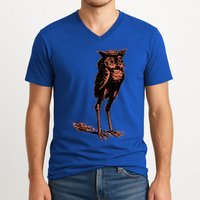 Stolas Goetic Owl Demon Prince V-Neck T-Shirt
