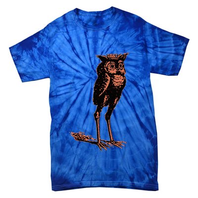 Stolas Goetic Owl Demon Prince Tie-Dye T-Shirt