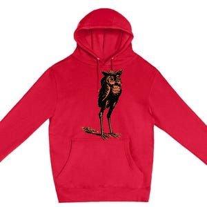 Stolas Goetic Owl Demon Prince Premium Pullover Hoodie