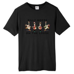 Silly Goose On The Loose Christmas Silly Goose University Funny Goose Tall Fusion ChromaSoft Performance T-Shirt