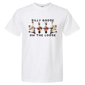 Silly Goose On The Loose Christmas Silly Goose University Funny Goose Garment-Dyed Heavyweight T-Shirt