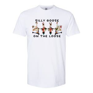 Silly Goose On The Loose Christmas Silly Goose University Funny Goose Softstyle CVC T-Shirt