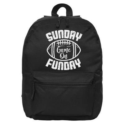 Sunday Game On Funday American Football Day 16 in Basic Backpack