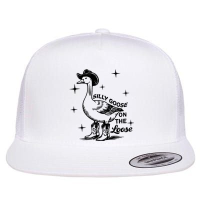 Silly Goose On The Loose Flat Bill Trucker Hat