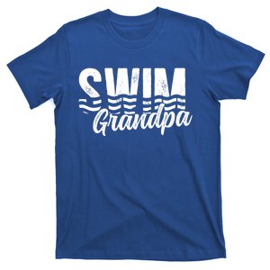 Swim Grandpa Of A Swimmer Grandfather Swimming Grandpa Gift T-Shirt