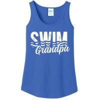 Swim Grandpa Of A Swimmer Grandfather Swimming Grandpa Gift Ladies Essential Tank