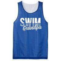 Swim Grandpa Of A Swimmer Grandfather Swimming Grandpa Gift Mesh Reversible Basketball Jersey Tank