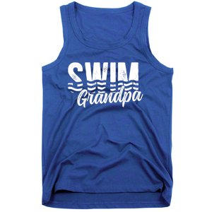 Swim Grandpa Of A Swimmer Grandfather Swimming Grandpa Gift Tank Top