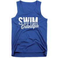 Swim Grandpa Of A Swimmer Grandfather Swimming Grandpa Gift Tank Top