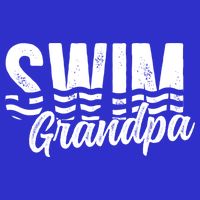 Swim Grandpa Of A Swimmer Grandfather Swimming Grandpa Gift Kids Hoodie