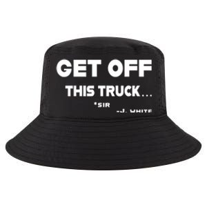 Sayiwont Get Off This Truck Sir J White Cool Comfort Performance Bucket Hat