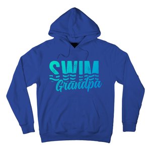 Swim Grandpa Of A Swimmer Grandfather Swimming Grandpa Gift Hoodie